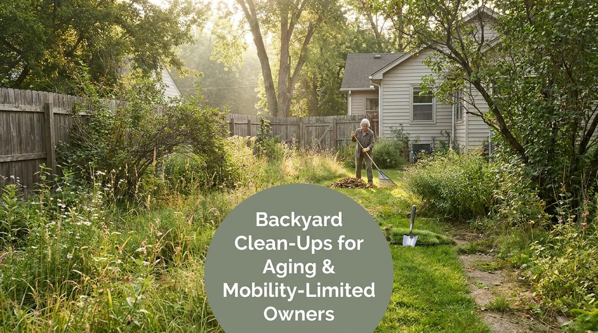 Backyard Clean-Ups for Aging & Mobility-Limited Owners image
